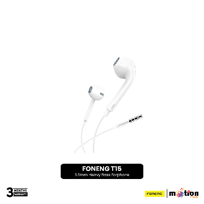 Picture of FONENG T15 Half-In-Ear 3.5mm Heavy Bass Earphone