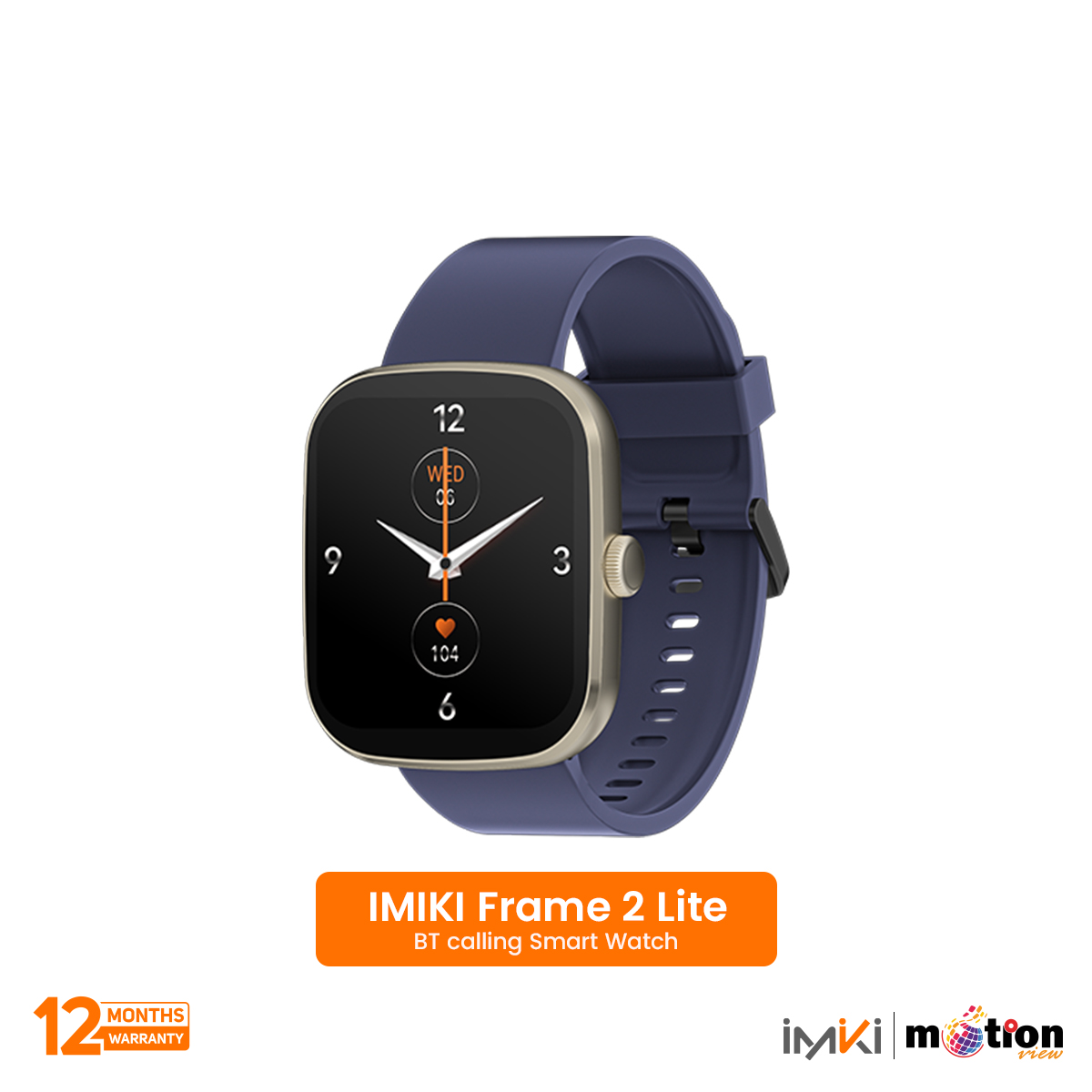 Picture of IMIKI Frame 2 Lite 2.5D ultra-thin Screen BT Calling Smart Watch