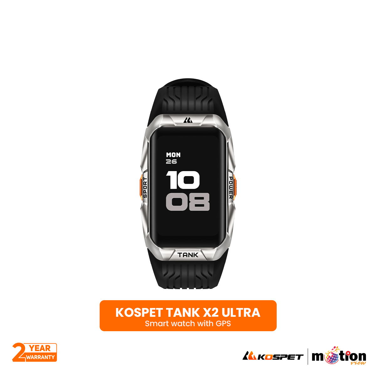 Picture of KOSPET TANK X2 Ultra 1.46" AMOLED With 5 ATM & IP69K (Dive-proof)  Smart Band