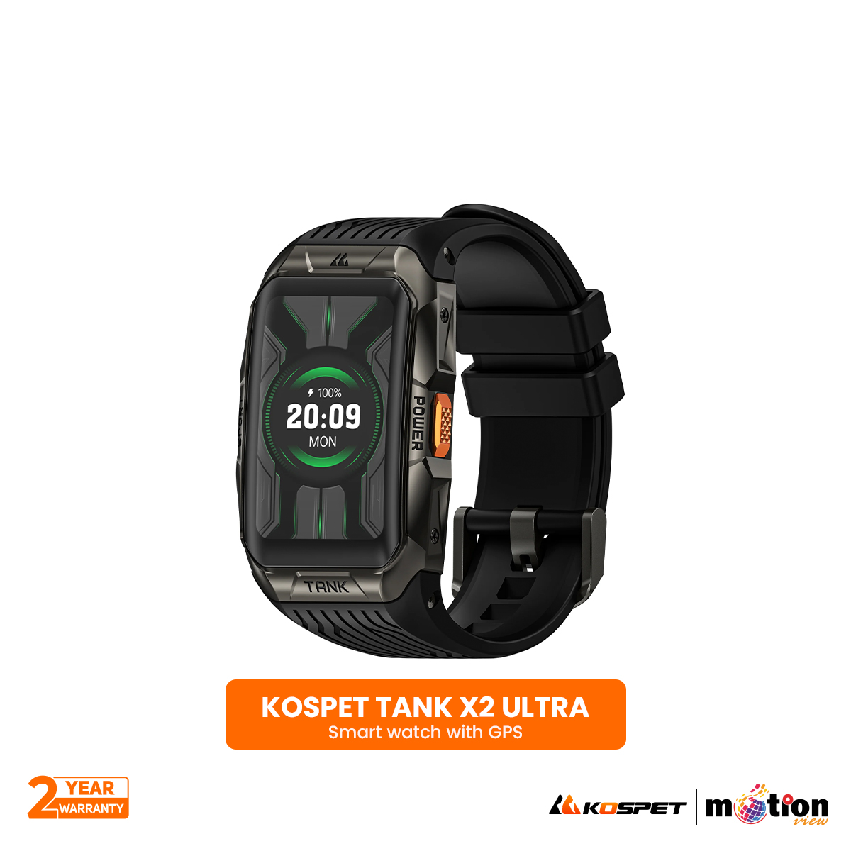 Picture of KOSPET TANK X2 Ultra 1.46" AMOLED With 5 ATM & IP69K (Dive-proof)  Smart Band