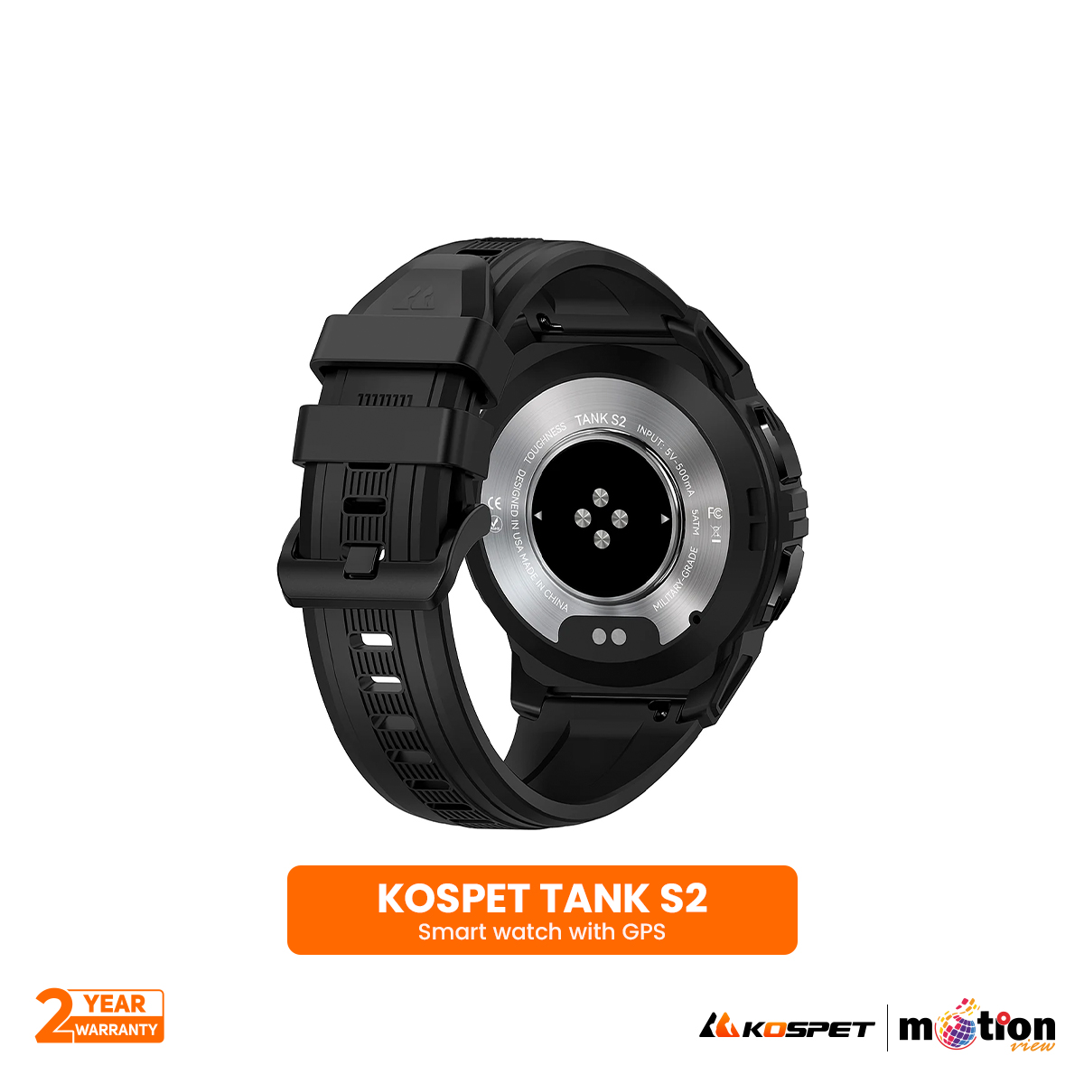 Picture of KOSPET TANK S2 1.32" AMOLED Smart Watch With  5ATM Waterproof