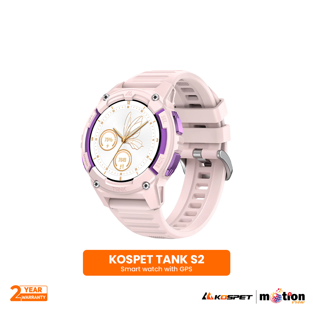 Picture of KOSPET TANK S2 1.32" AMOLED Smart Watch With  5ATM Waterproof