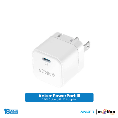 Picture of Anker PowerPort III 20W Cube USB-C Adapter