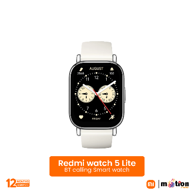 Picture of Redmi Watch 5 Lite 1.96inch AMOLED · up to 18 days battery Smart Watch