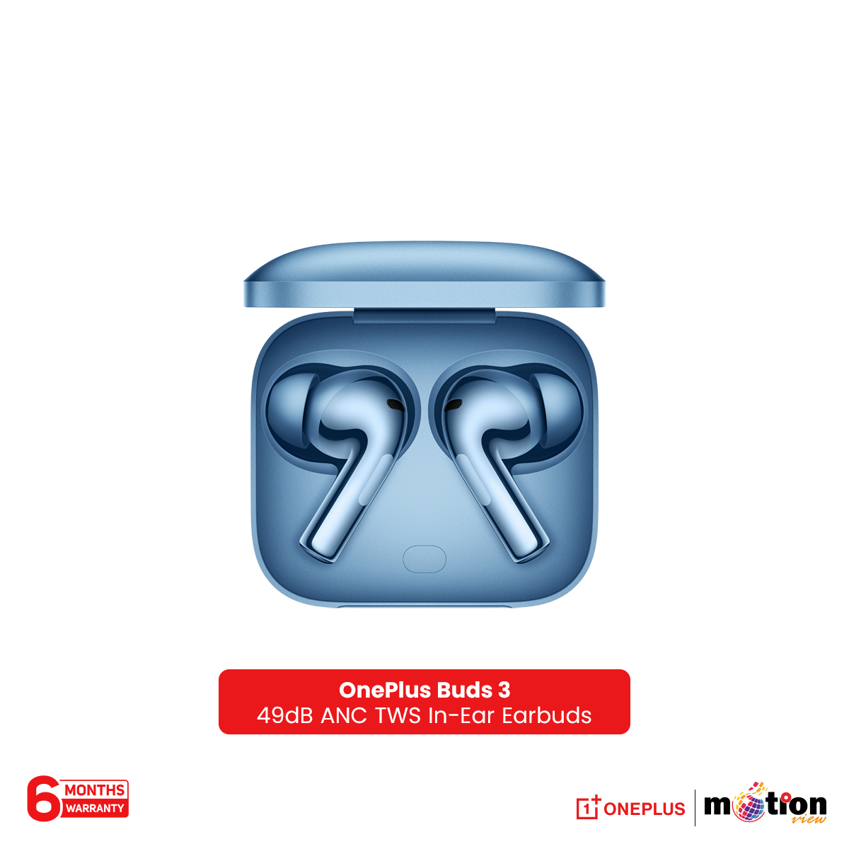 Picture of OnePlus Buds 3 Upto 49dB Noise Cancellation in Ear TWS Bluetooth Earbuds