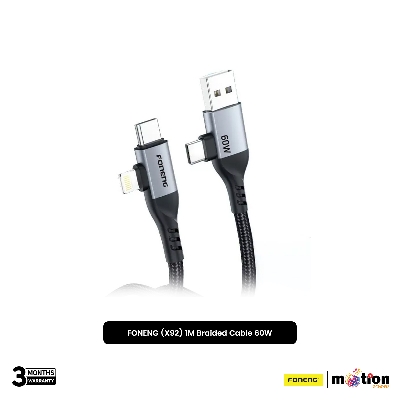 Picture of FONENG (X92) 60W Braided Fast Charging 4-in-1 Cable