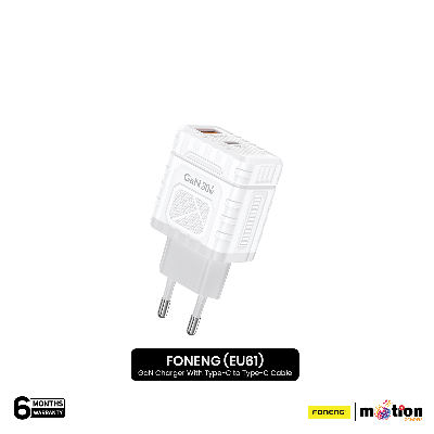 Picture of FONENG (EU61) 30W A+C 2-Port GaN Charger With Type-C to Type-C Cable