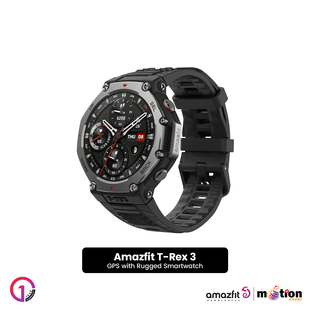 Picture of Amazfit T-Rex 3  Rugged Smartwatch