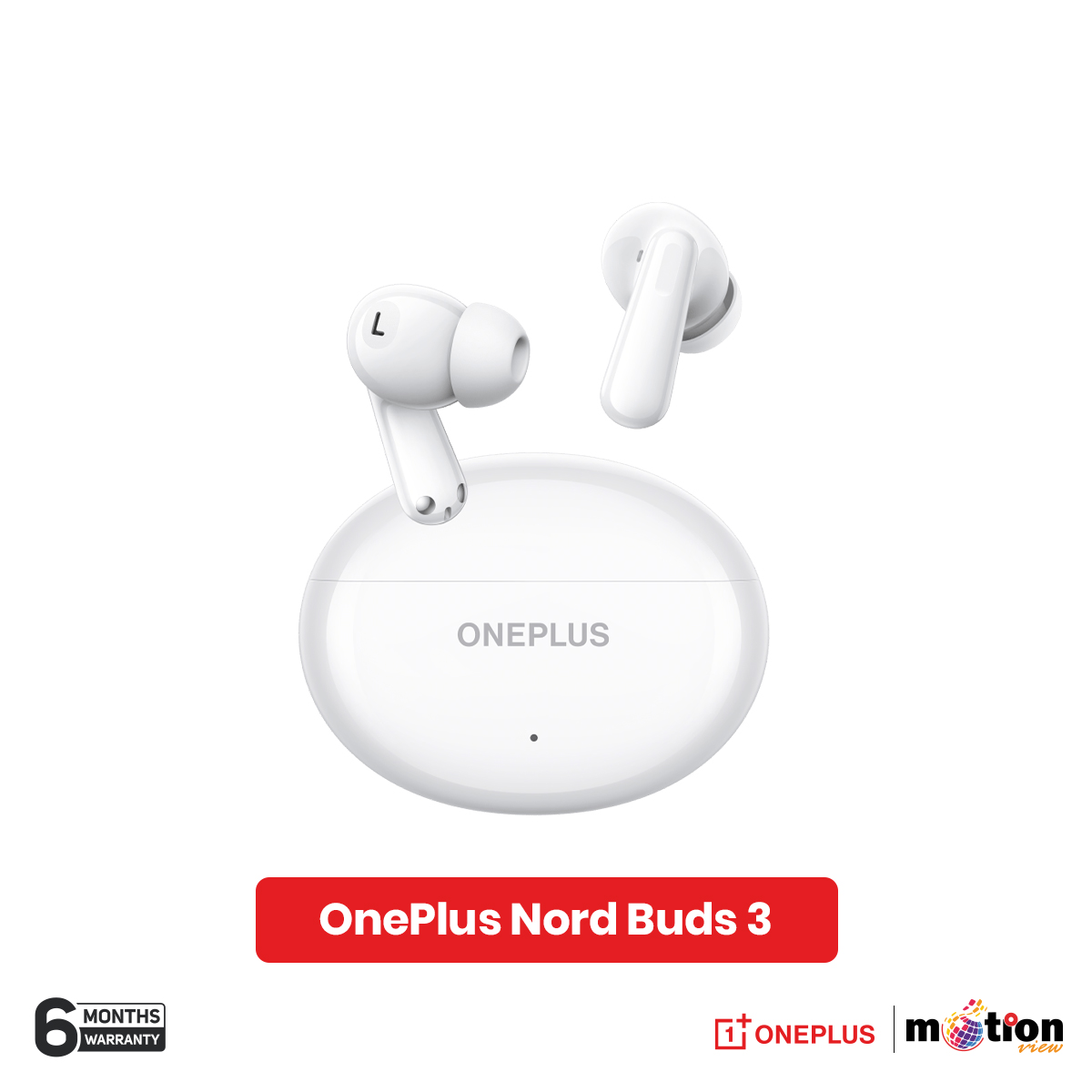 Picture of OnePlus Nord Buds 3 with Up to 32db Active Noise Cancellation Wireless Earbuds
