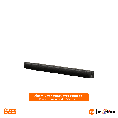 Picture of Xiaomi 2.0ch Announces Soundbar 30W with Bluetooth v5.3- Black