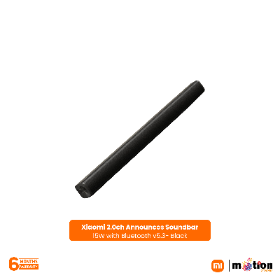 Picture of Xiaomi 2.0ch Announces Soundbar 30W with Bluetooth v5.3- Black