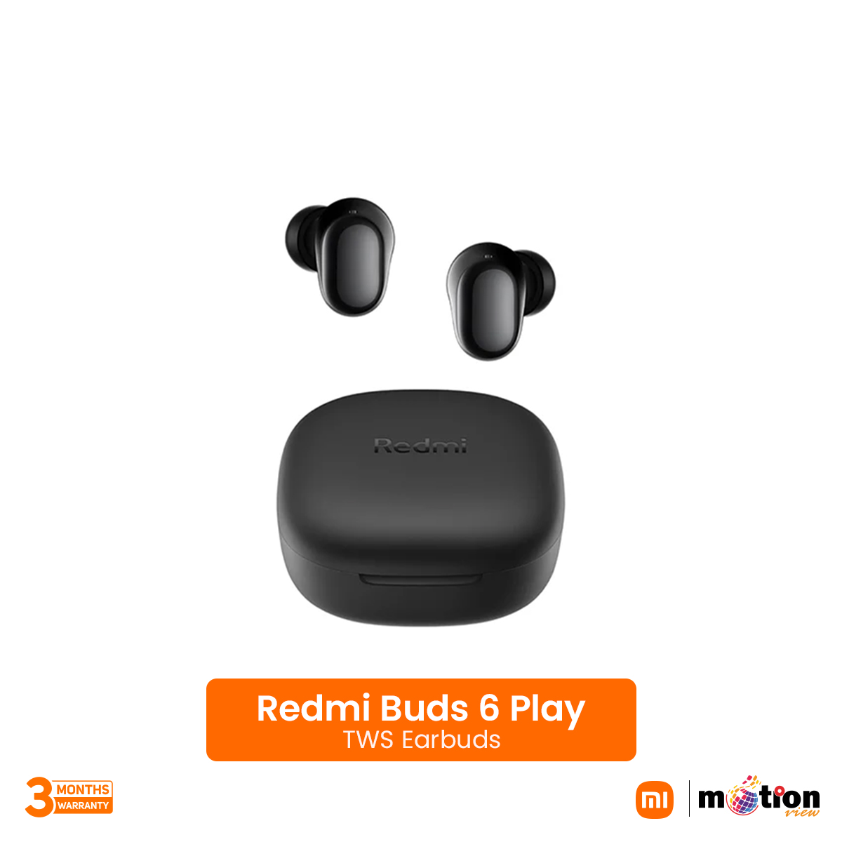 Picture of Redmi Buds 6 Play Bluetooth 5.4 Earbuds - Black