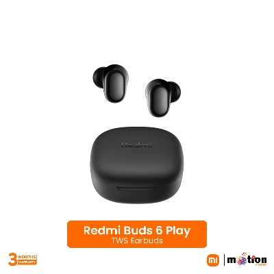 Picture of Redmi Buds 6 Play Bluetooth 5.4 Earbuds - Black