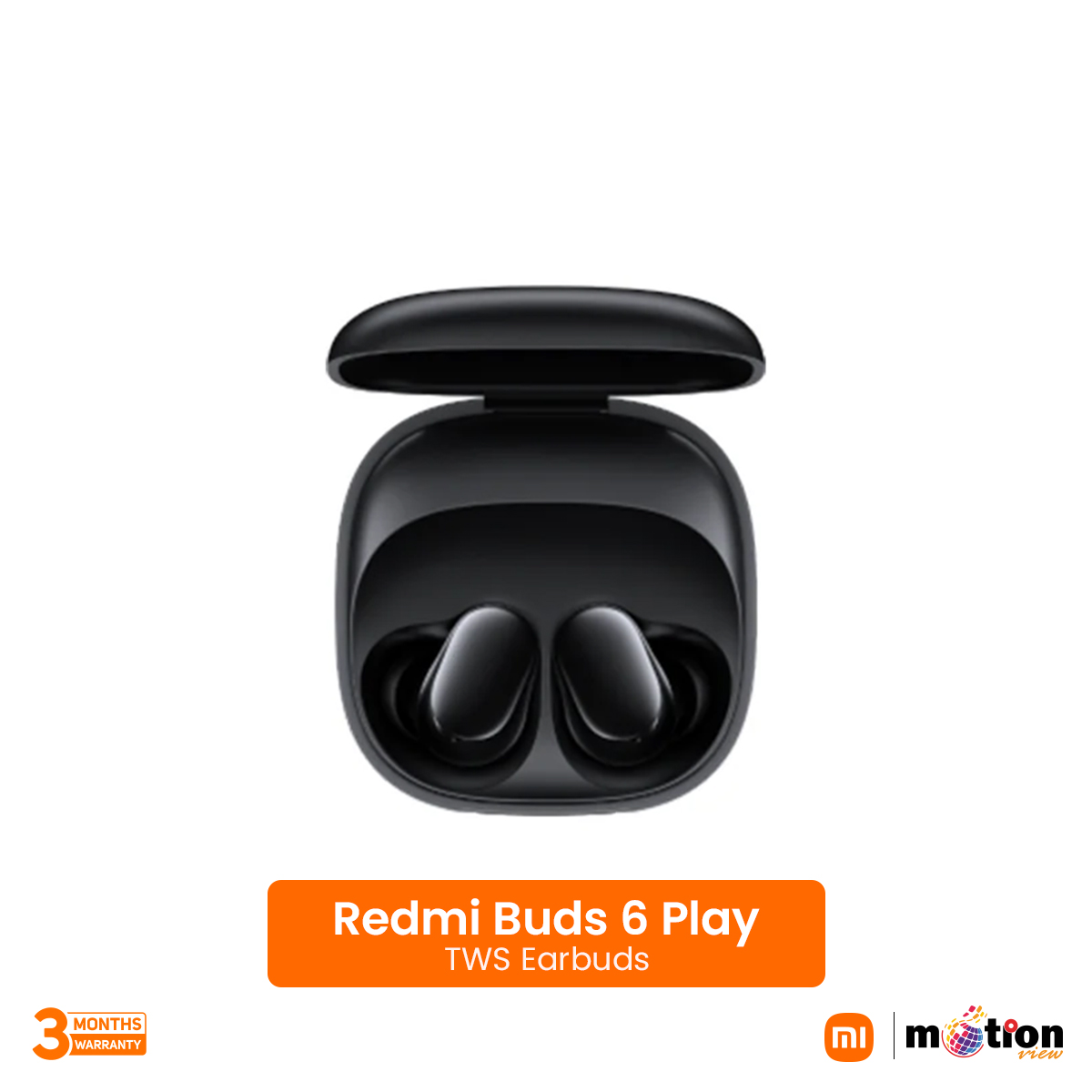 Picture of Redmi Buds 6 Play Bluetooth 5.4 Earbuds - Black
