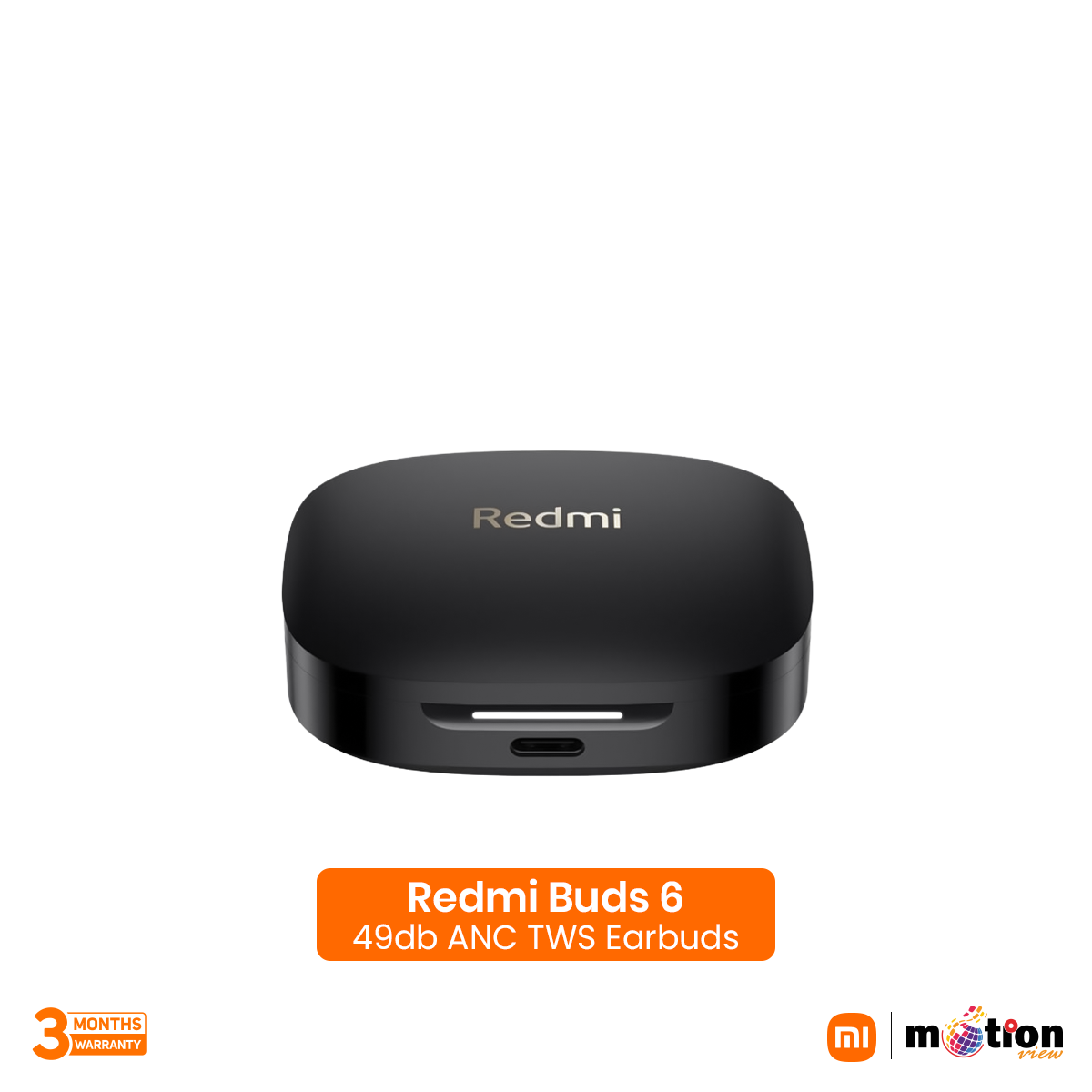 Picture of Redmi Buds 6 upto 49db ANC Bluetooth Earbuds - Black
