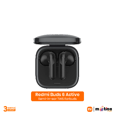Picture of Redmi Buds 6 Active Bluetooth 5.4 Earbuds - Black