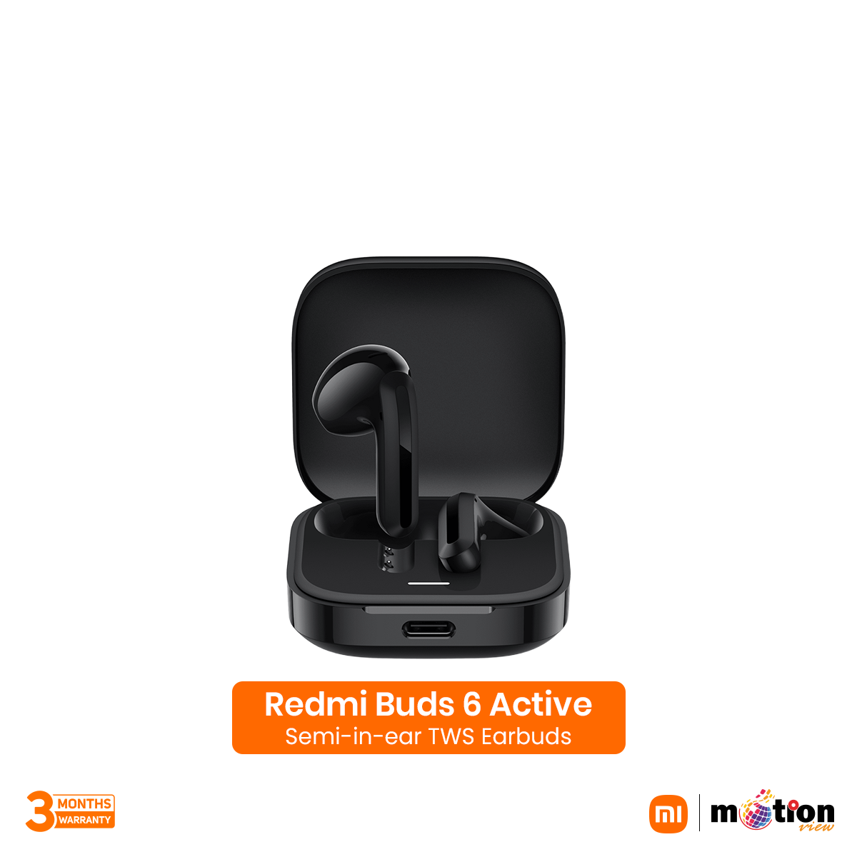 Picture of Redmi Buds 6 Active Bluetooth 5.4 Earbuds - Black