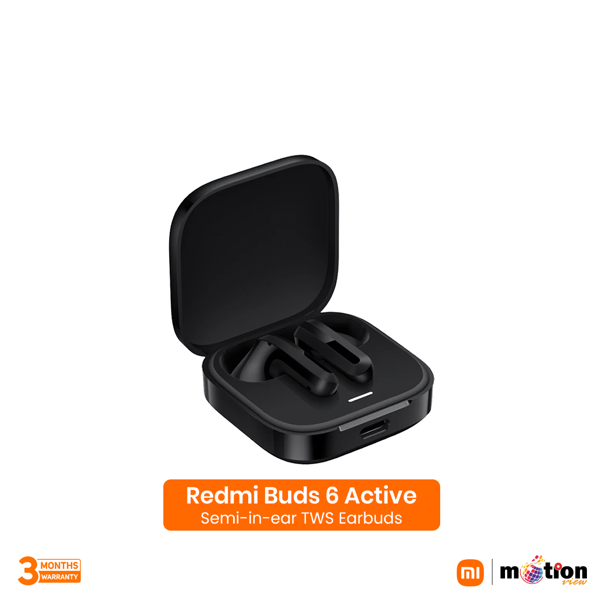 Picture of Redmi Buds 6 Active Bluetooth 5.4 Earbuds - Black