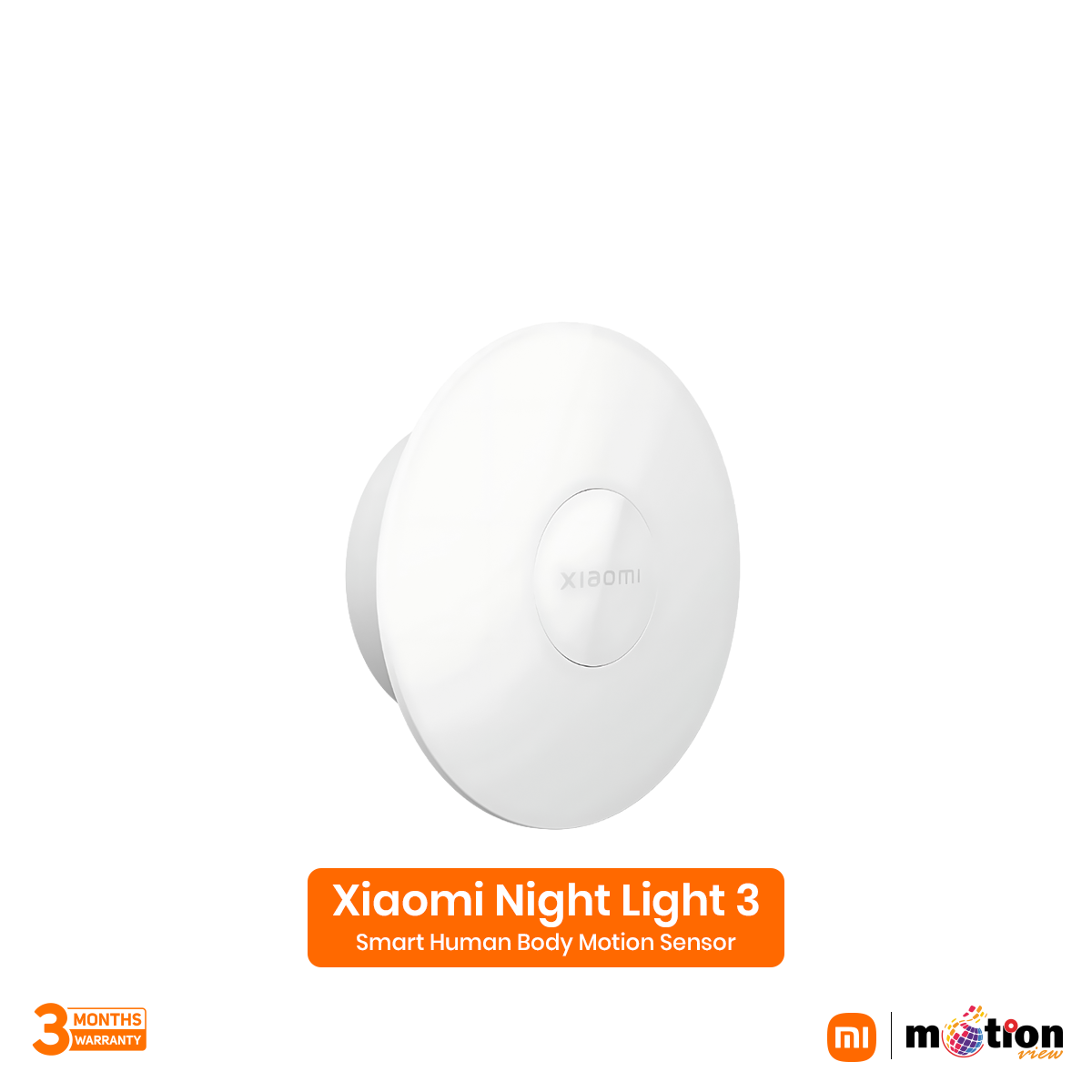 Picture of Xiaomi Night Light 3 Smart Human Body Motion Sensor Dimmable Control- White