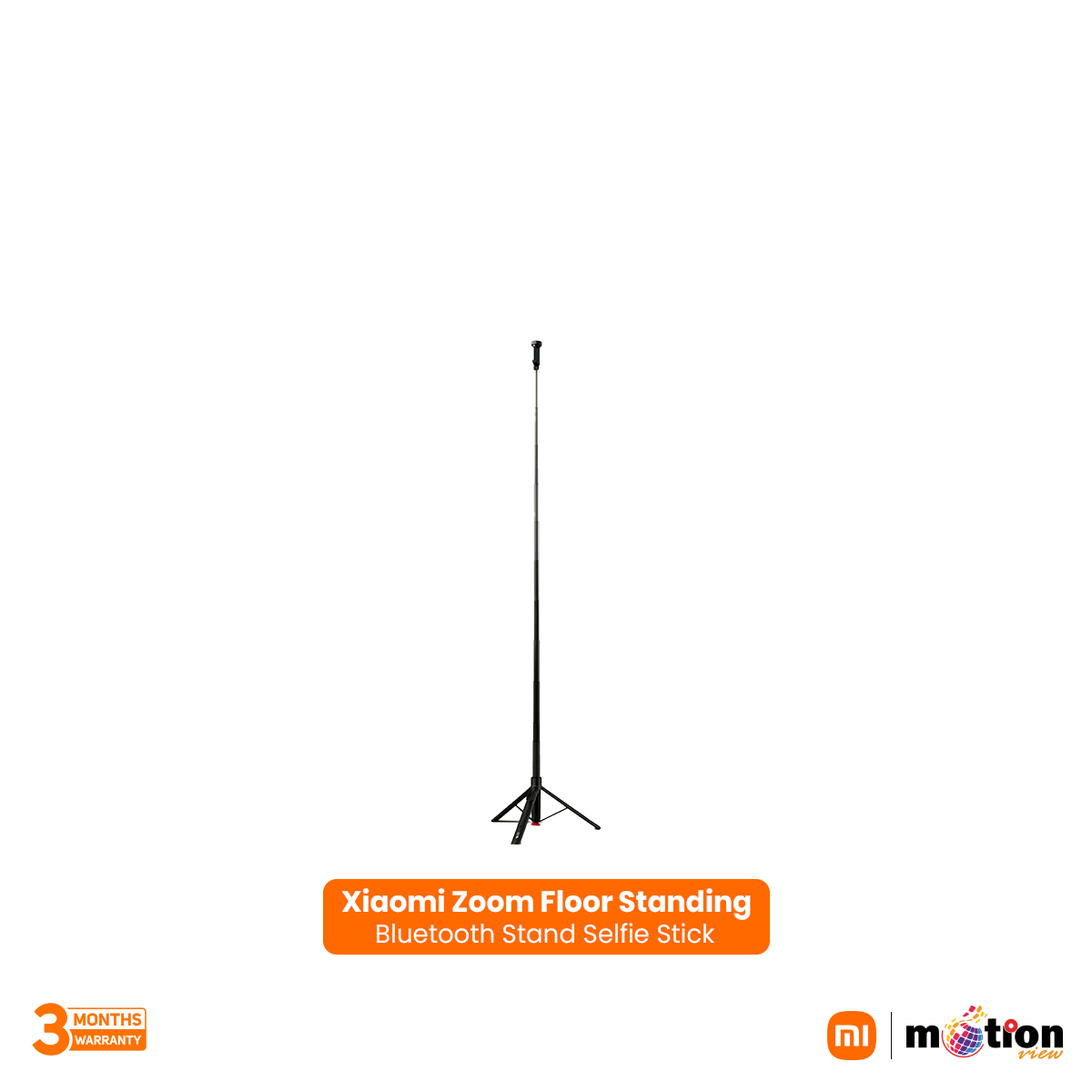 Picture of Xiaomi Zoom Floor Standing Bluetooth Stand Selfie Stick- Black