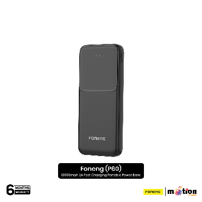 Picture of Foneng (P60) 10000mah 2A Fast Charging Portable Power Bank