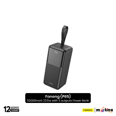 Picture of Foneng (P65) 50000mah 22.5w with 3 outputs Power Bank