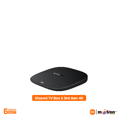 Picture of Xiaomi Mi TV Box S 3rd Gen 4K UHD Bluetooth 5.2 (2GB+32GB)- Black