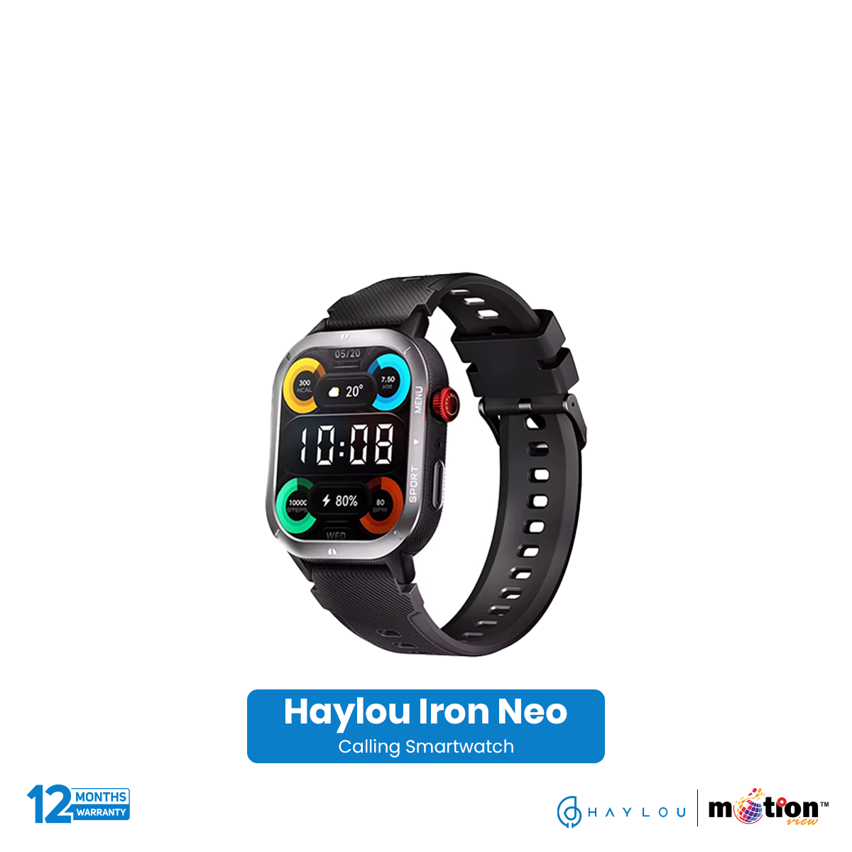 Picture of Haylou IRON Neo 1.95-inch TFT With 3ATM Waterproof Smart Watch