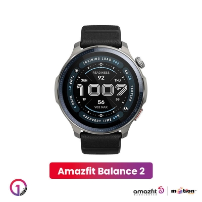 Picture of Amazfit Balance 2 AMOlED 1 5" Smart Watch with 10 ATM & Ges l6 Satelite)- Black