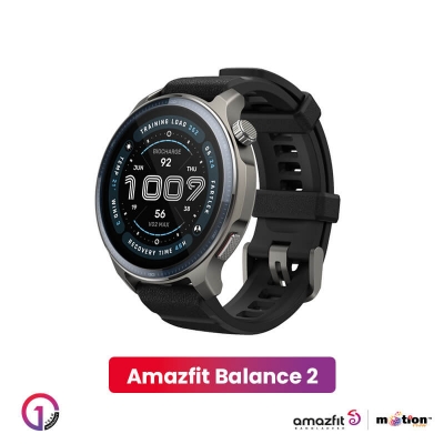 Picture of Amazfit Balance 2 AMOlED 1 5" Smart Watch with 10 ATM & Ges l6 Satelite)- Black