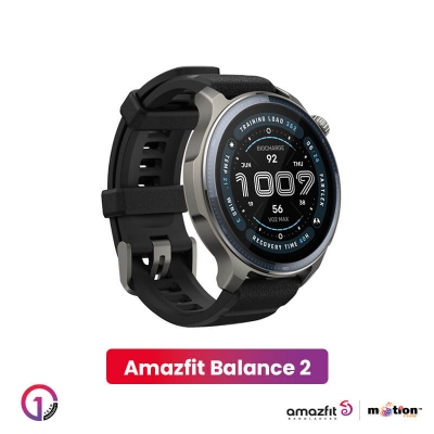 Picture of Amazfit Balance 2 AMOlED 1 5" Smart Watch with 10 ATM & Ges l6 Satelite)- Black