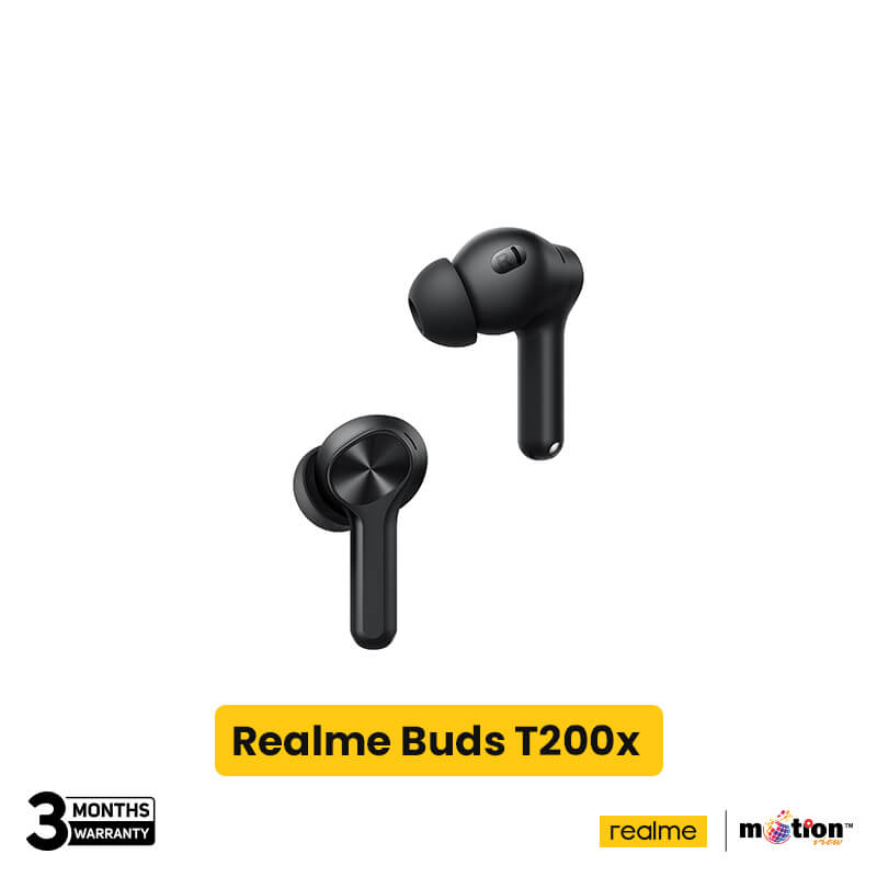 Picture of Realme T200x 25dB ANC With 12.4mm True Wireless Earbuds- Black