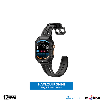 Picture of Haylou IRON N1 2.13" AMOLED DisplayWith 5ATM Waterproofrugged Smart Watch