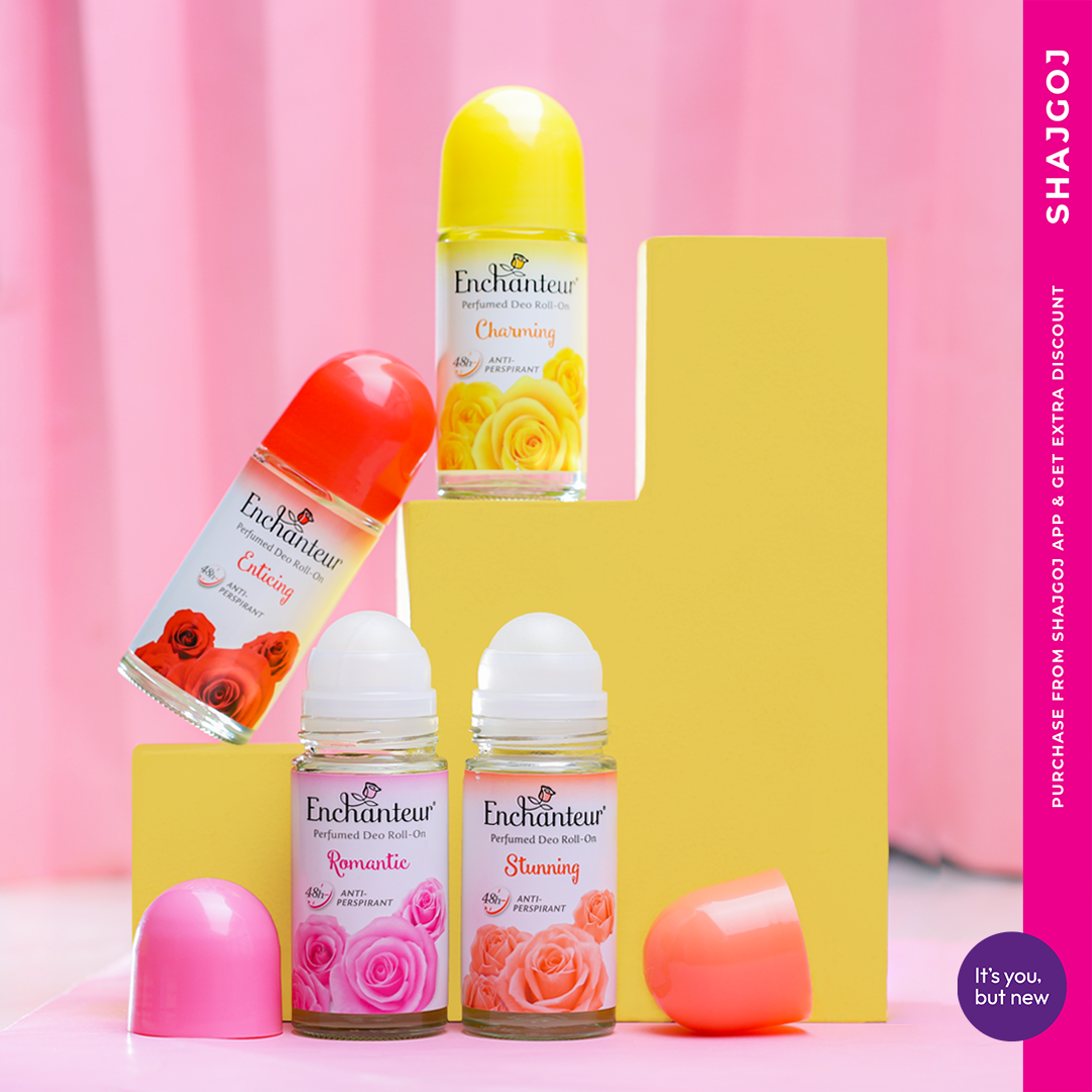 Picture of Enchanteur Perfumed Deodorant Roll-on Charming used for male/ female - 50 ml