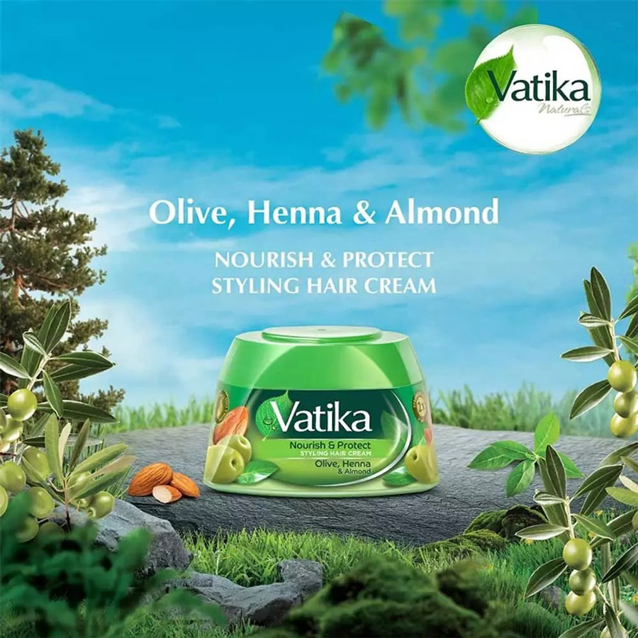 Picture of Vatika Styling Hair Cream with Olive & Henna