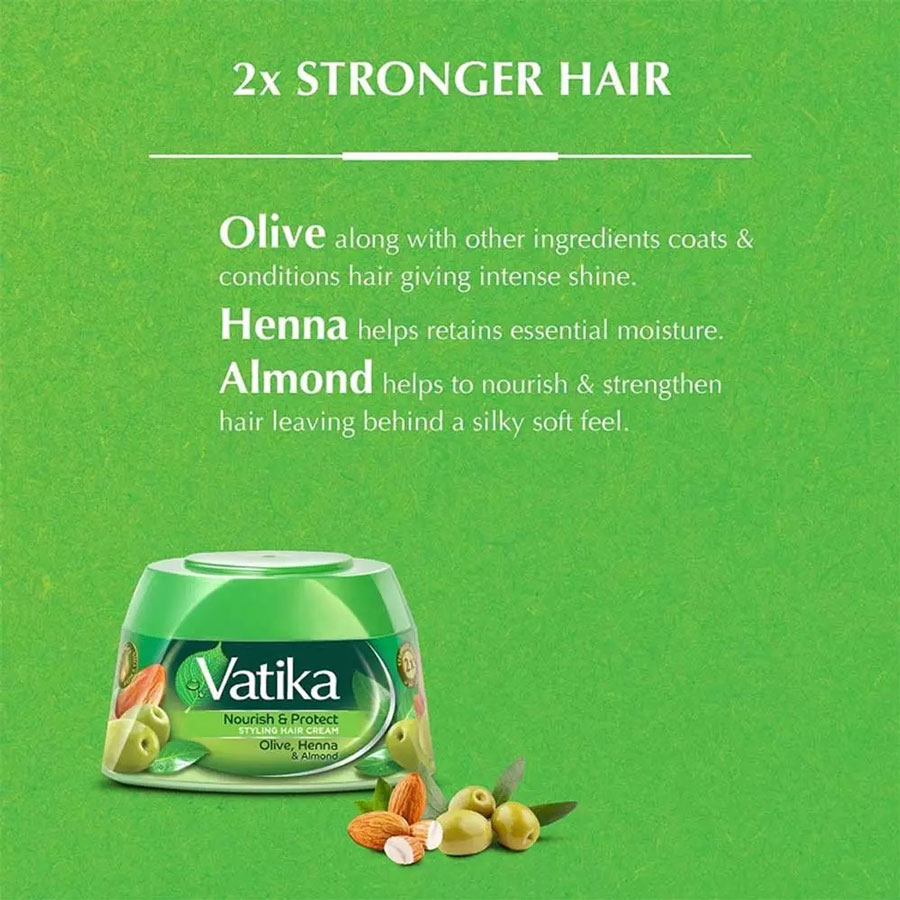Picture of Vatika Styling Hair Cream with Olive & Henna