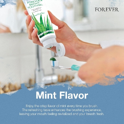 Picture of Forever Living - Forever Bright Toothgel - Fluoride-Free Aloe Vera Gel with Bee Propolis -Peppermint-Spearmint Flavor - Dental Care - 4.6oz130G