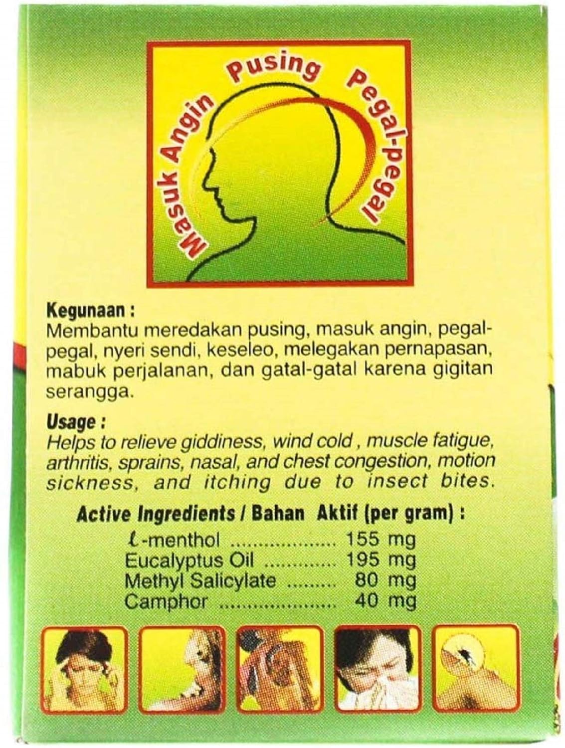 Picture of Eaglebrand Balsem Gosok Javi Green Balm (20 g)