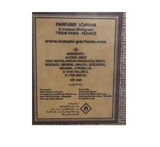 Picture of Lomani Paris El Paso Eau De Toilette For Men, Spicy Scent, 100ml