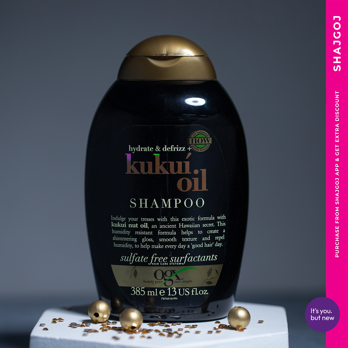 Picture of OGX Kukui Oil Shampoo  385ml