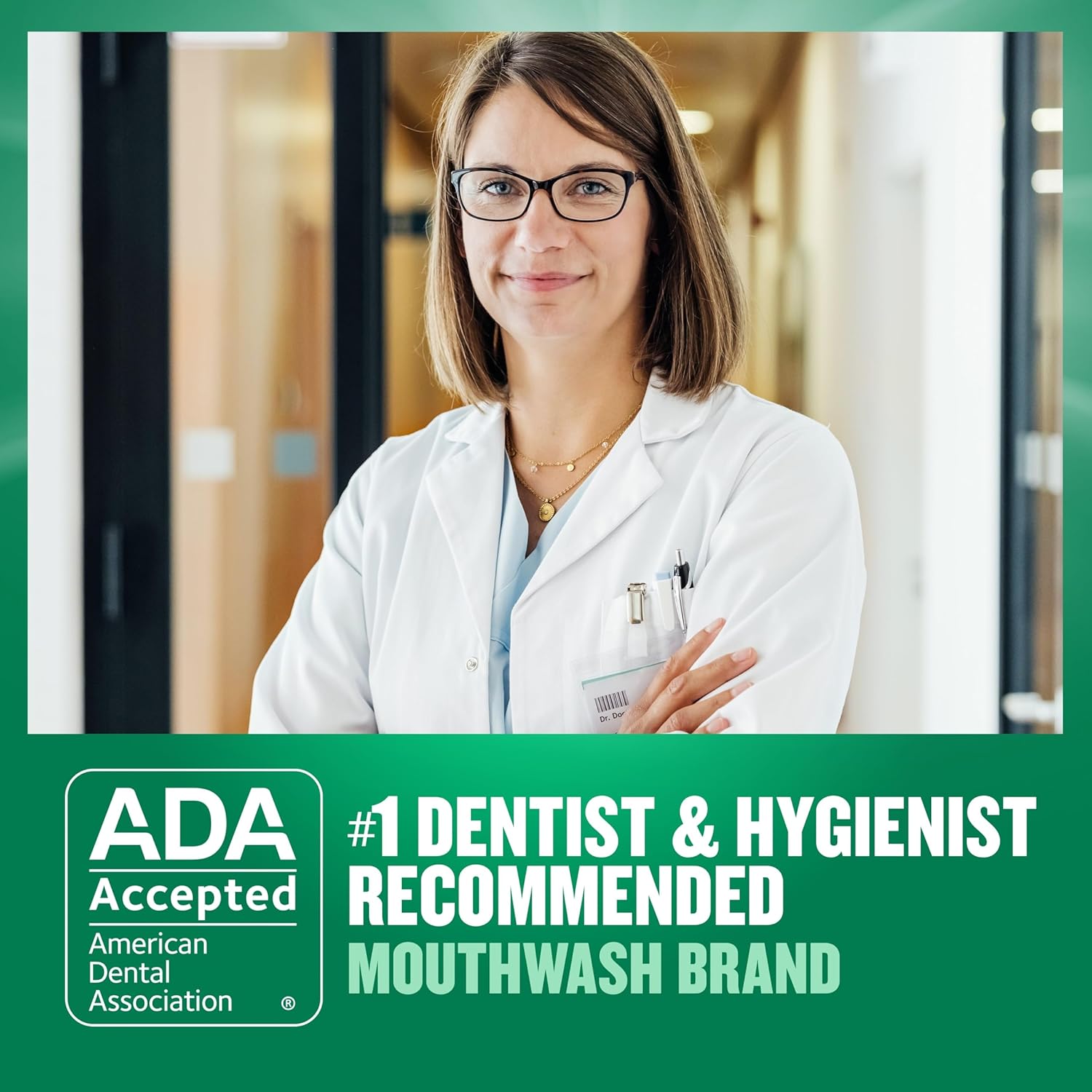 Picture of Listerine Freshburst Antiseptic Mouthwash for Bad Breath, Kills 99.9% of Bad Breath Germs & Fights Plaque & Gingivitis, ADA Accepted Mouthwash, Spearmint, Convenience Pack 1pac 250 ml