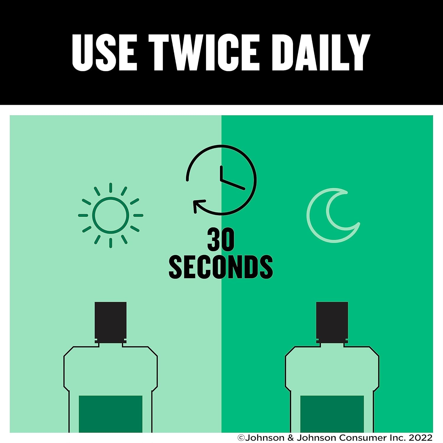 Picture of Listerine Freshburst Antiseptic Mouthwash for Bad Breath, Kills 99.9% of Bad Breath Germs & Fights Plaque & Gingivitis, ADA Accepted Mouthwash, Spearmint, Convenience Pack 1pac 250 ml