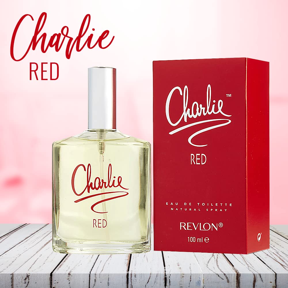 Picture of Revlon Charlie Eau De Toilette Spray for Women, Red, 3.4 Ounce 100ml
