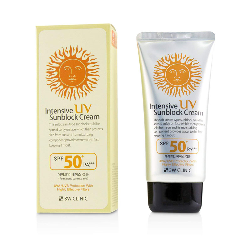 Picture of 3W Clinic Intensive UV Sunblock Cream SPF 50+PA+++(Orginal) 70ml
