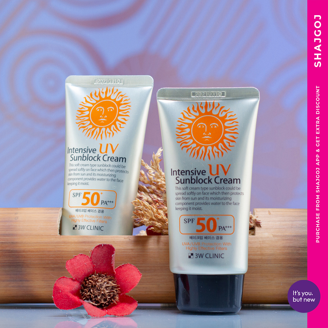 Picture of 3W Clinic Intensive UV Sunblock Cream SPF 50+PA+++(Orginal) 70ml