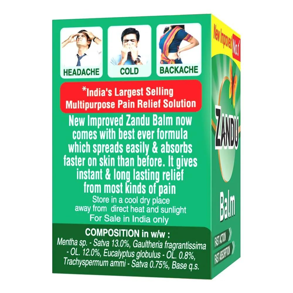 Picture of Zandu Long-Lasting Relief Zandu Balm (8 ml)