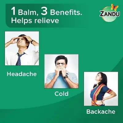 Picture of Zandu Long-Lasting Relief Zandu Balm (8 ml)