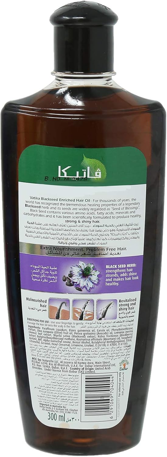 Picture of Vatika Black Seed Enriched Hair Oil - 300 ml