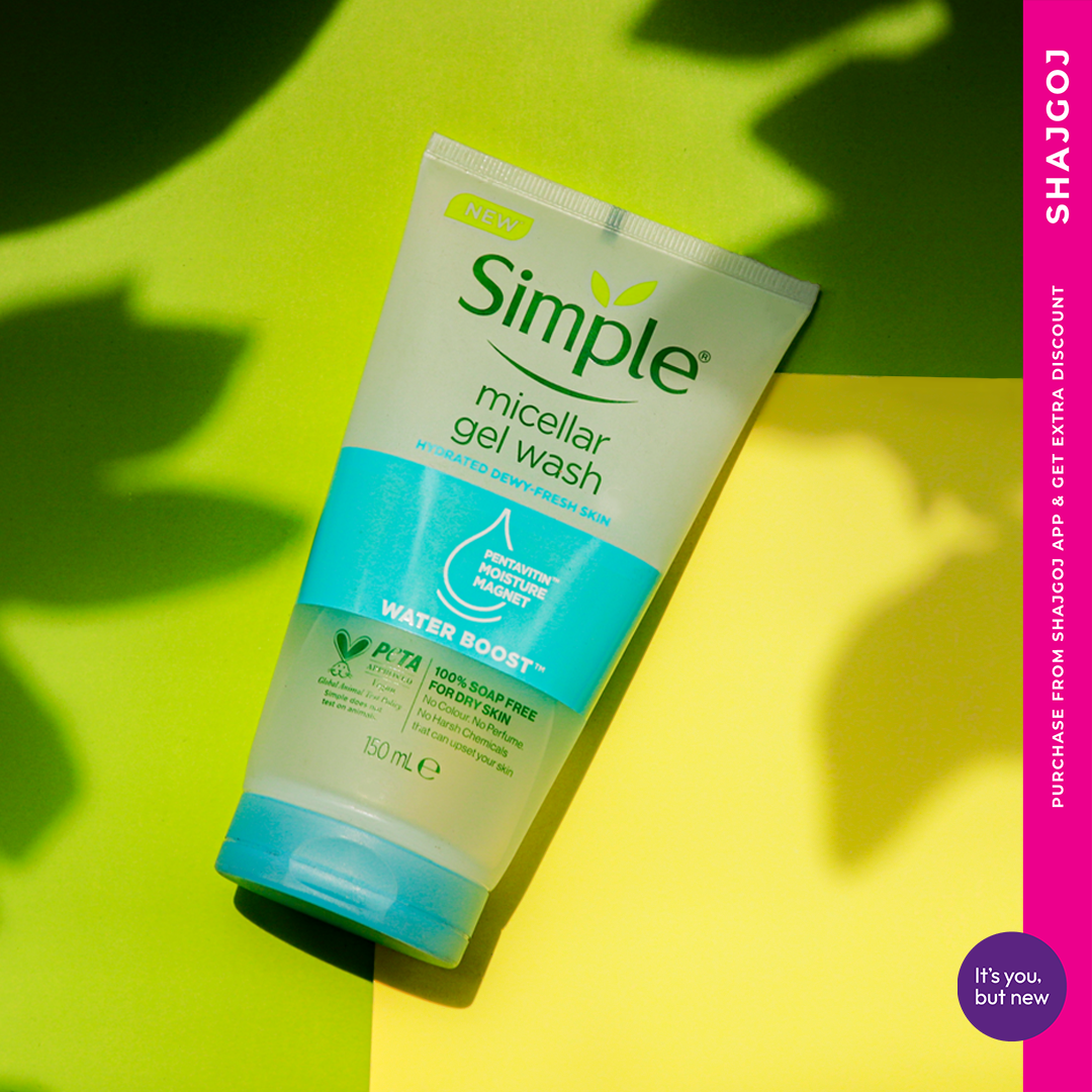 Picture of Simple Water Boost Micellar Facial Gel Wash Size: 150ml