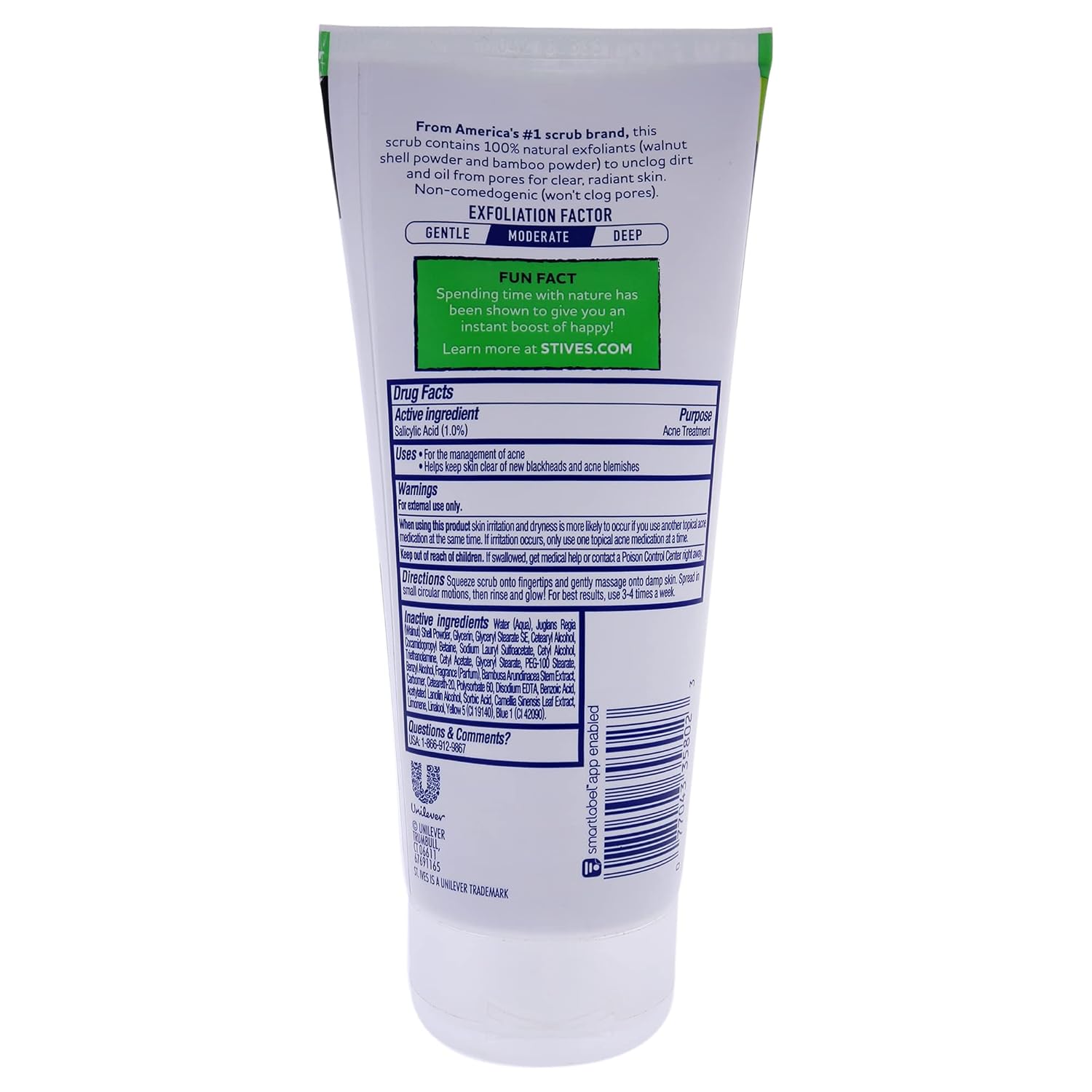 Picture of St. Ives Blackhead Clearing Face Scrub, Green Tea, 6 oz 170g